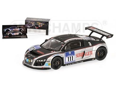 MINICHAMPS 437101911 AUDI R8 LMS MEHTA WILSON 24H NURBURGRING 2010 Modellino