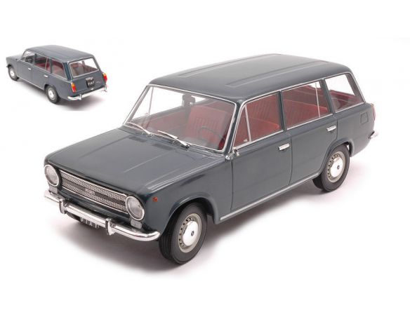 TRIPLE 9 T9-1800220 FIAT 124 FAMILIARE 1972 MOUSE GREY 1:18 Modellino
