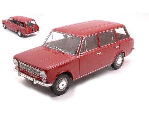 TRIPLE 9 T9-1800221 FIAT 124 FAMILIARE 1972 DARK RED 1:18 Modellino