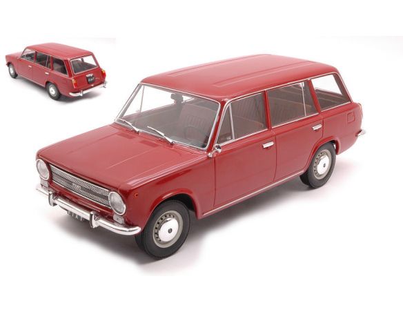 TRIPLE 9 T9-1800221 FIAT 124 FAMILIARE 1972 DARK RED 1:18 Modellino