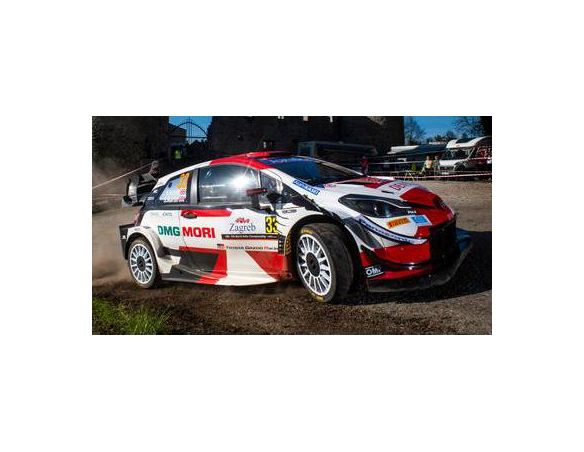 SPARK MODEL S6589 TOYOTA YARIS WRC N.33 2nd RALLY CROATIA 2021 E.EVANS-S.MARTIN 1:43 Modellino