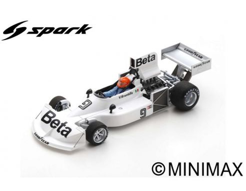 SPARK MODEL S7268 MARCH 761 VITTORIO BRAMBILLA 1976 N.9 2nd INTERNATIONAL TROPHY 1:43 Modellino