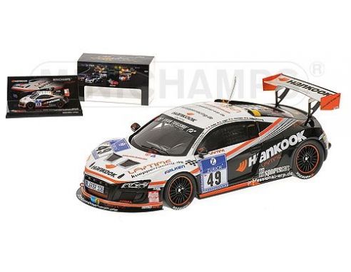 MINICHAMPS 437101949 AUDI R8 KREBS VOGLER MOLLER 24H NURBURGRING 2010 Modellino