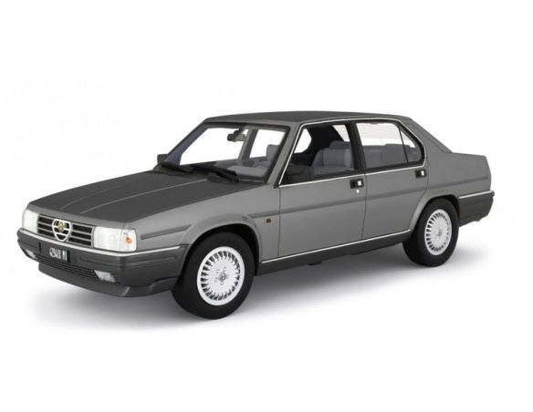 LAUDO RACING LM133E ALFA 90 2.5 1985 GRIGIO MEDIO MET.1:18 Modellino