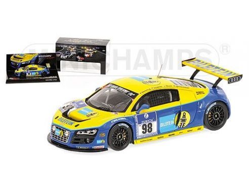 MINICHAMPS 437101998 AUDI R8 LMS BASSENG STUCK 24H NURBURGRING 2010 Modellino