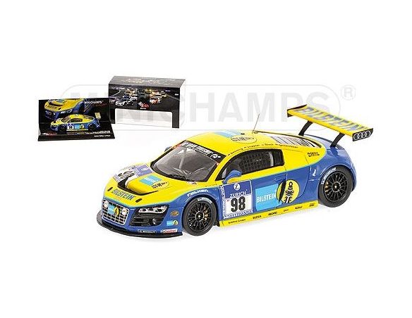 MINICHAMPS 437101998 AUDI R8 LMS BASSENG STUCK 24H NURBURGRING 2010 Modellino
