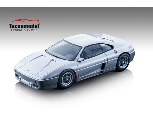 TECNOMODEL TMD18131C FERRARI 348 ZAGATO 1991 NURBURGRING SILVER 1:18 Modellino