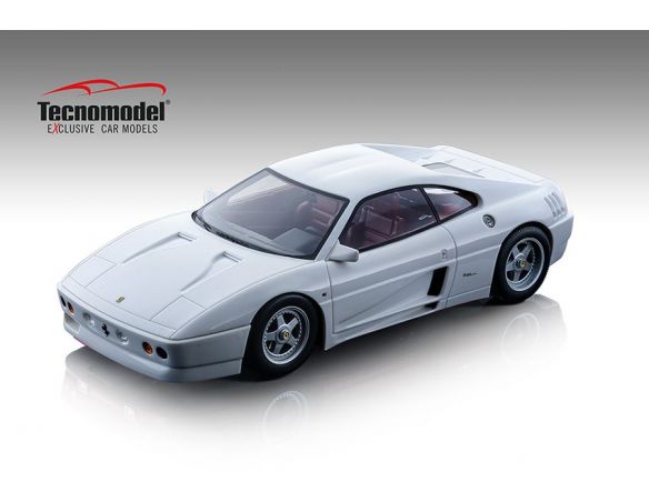 TECNOMODEL TMD18131D FERRARI 348 ZAGATO 1991 GLOSS WHITE 1:18 Modellino