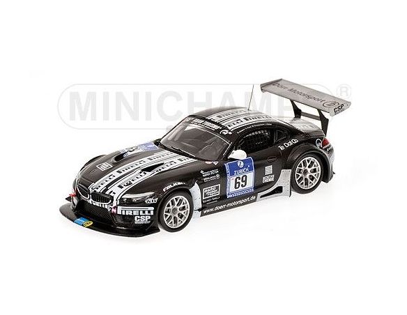 MINICHAMPS 437102069 BMW Z4 GT3 ADAM AUST GROSSMANN 24H NURBURGRING 2010 Modellino