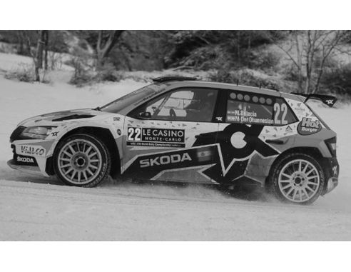 IXO MODEL RAM789LQ SKODA FABIA RALLY 2 EVO N.22 RALLY MONTE CARLO 2021 WILKINS.-OHANN.1:43 Modellino