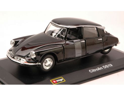 BBURAGO BU43204B CITROEN DS 19 BLACK 1:32 Modellino