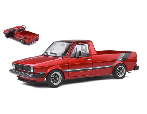 SOLIDO SL1803508 VW CADDY MK.1 1982 RED CUSTOM 1:18 Modellino