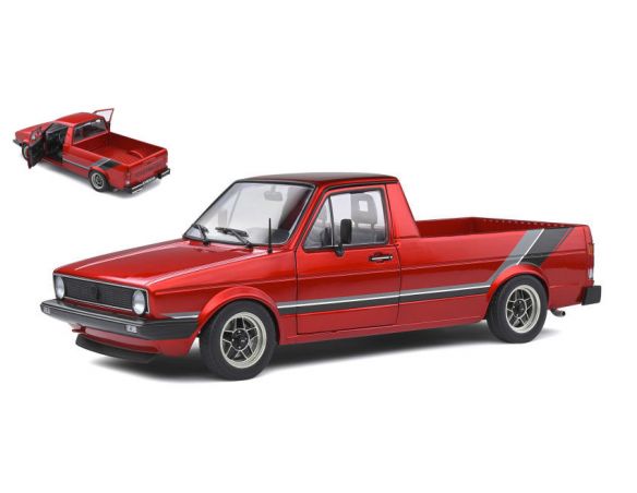 SOLIDO SL1803508 VW CADDY MK.1 1982 RED CUSTOM 1:18 Modellino