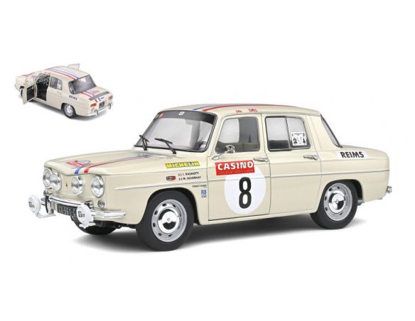 SOLIDO SL1803608 RENAULT 8 GORDINI 1300 N.8 R.HISTORIQUE MONTE CARLO 2014 J.RAGNOTTI 1:18 Modellino