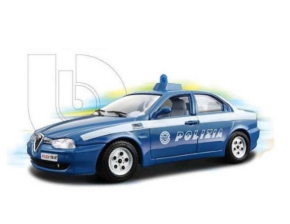 Bburago BU22042 ALFA ROMEO 156 POLIZIA 1:24 Modellino