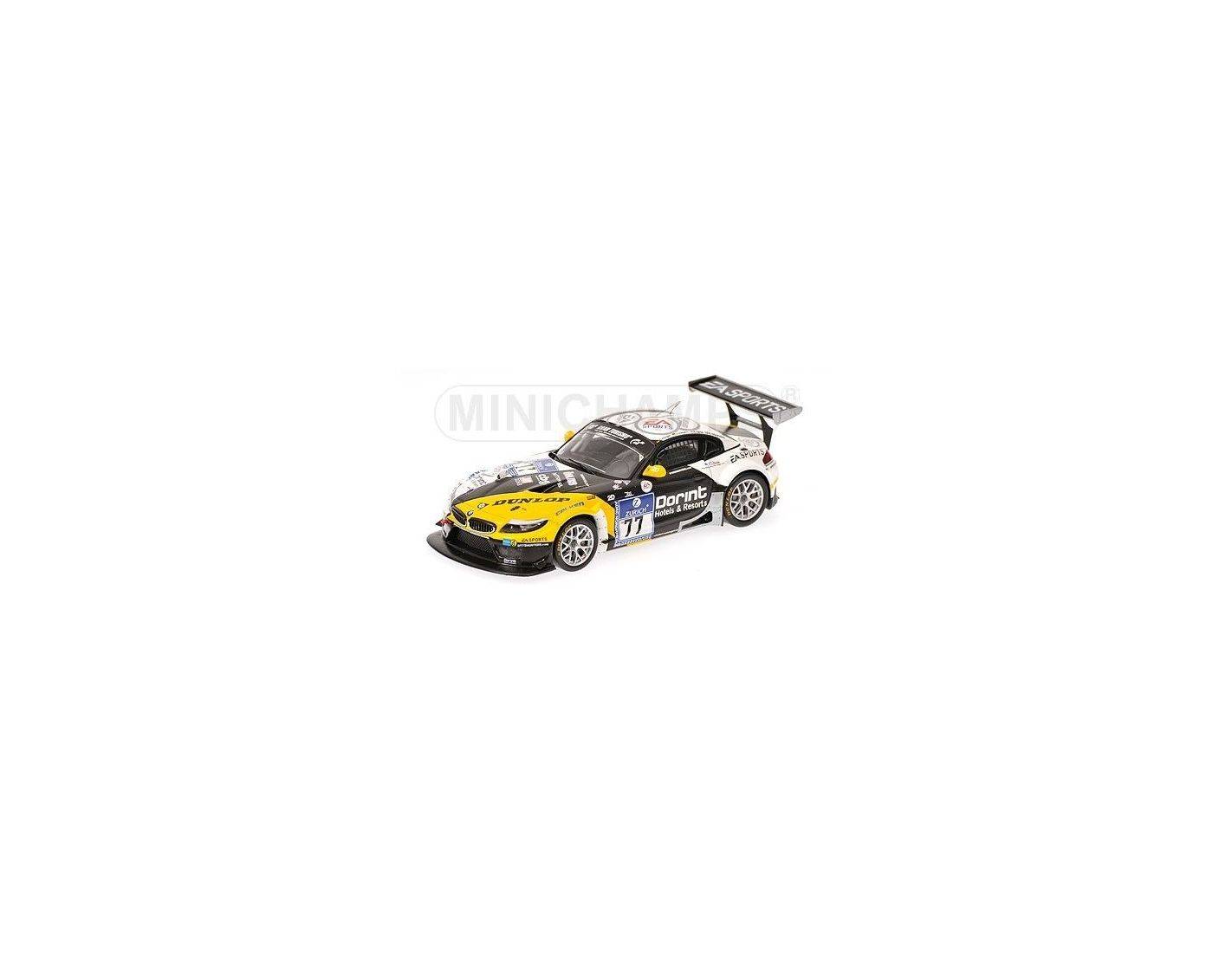 MINICHAMPS 1/43 (437 102077) BMW Z4 GT3 #77 VLN ADAC 24H Nurburgring 2010