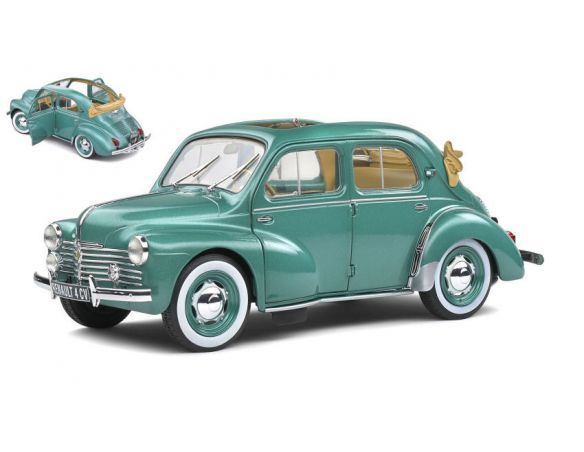 SOLIDO SL1806601 RENAULT 4 CV CONVERTIBLE 1951 VERT OSMOY 1:18 Modellino