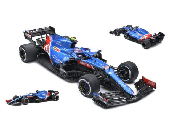 SOLIDO SL1808102 ALPINE A521 ESTEBAN OCON 2021 N.31 PORTUGAL GP 1:18 Modellino