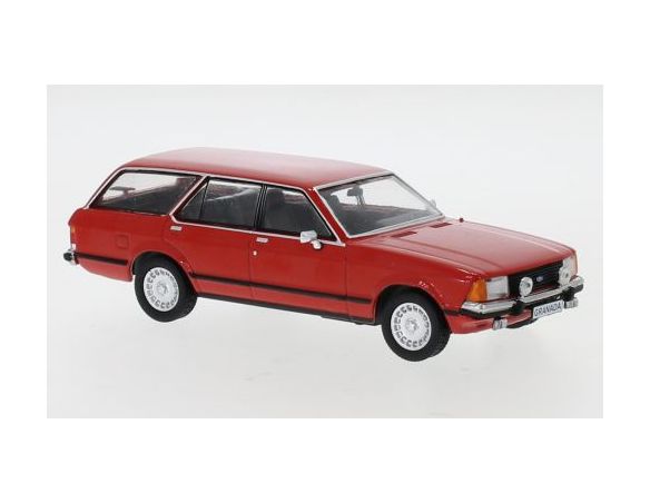 IXO MODEL CLC361N FORD GRANADA MK II TURNIER 1.8i GL 1978 RED 1:43 Modellino
