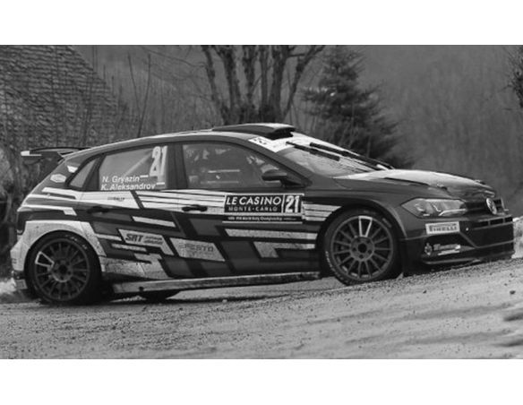 IXO MODEL RAM793LQ VW POLO GTI R5 N.21 RALLY MONTE CARLO 2021 GRYAZIN/ALEKSANDROV 1:43 Modellino