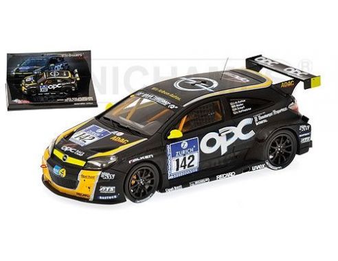 Minichamps 437104142 OPEL ASTRA OPC RATHJE BUELER 24H NURBURGRING 2010 AUTO DA GARA SCALA 1/43