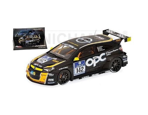 Minichamps 437104142 OPEL ASTRA OPC RATHJE BUELER 24H NURBURGRING 2010 AUTO DA GARA SCALA 1/43