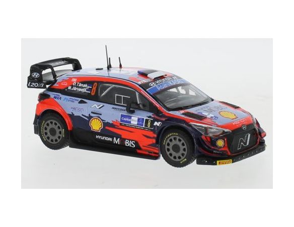 IXO MODEL RAM798LQ HYUNDAI i20 COUPE WRC N.8 ARCTIC RALLY FINLAND 2021 TANAK/JARVEOJA 1:43 Modellino