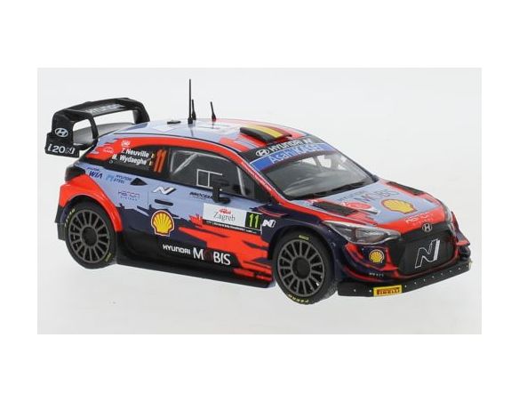 IXO MODEL RAM799LQ HYUNDAI i20 COUPE WRC N.11 RALLY CROATIA 2021 NEUVILLE/WYDAEGHE 1:43 Modellino