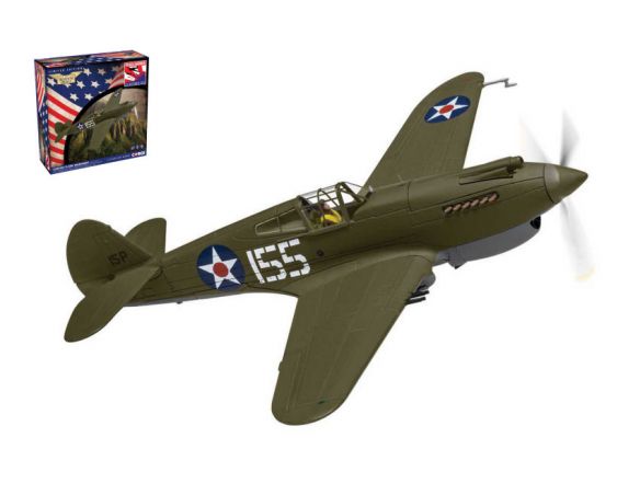 CORGI AA28105 CURTISS P-40B WARHAWK 155-41-13317 2nd KENNETH M.TAYLOR 1:72 Modellino