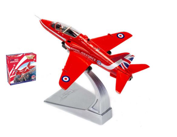 CORGI AA36017 BRITISH AEROSPACE HAWK T 1A XX322 RED 1 FORCE ACROBATIC 1:72 Modellino