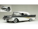 SUNSTAR SS5286 FORD FAIRLANE 500 CONVERTIBLE BLACK/WHITE 1:18 Modellino
