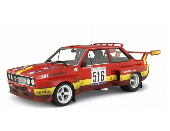 LAUDO RACING LM135C FIAT ABARTH 031 BERTONE START GIRO D'ITALIA 1975 VARANO ORANGE 1:18 Modellino