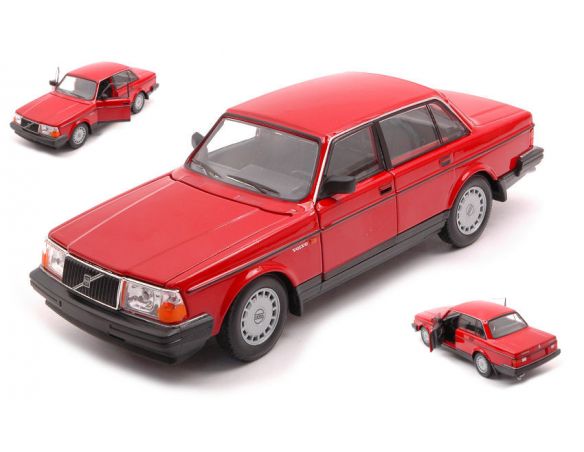 WELLY WE24102R VOLVO 240 GL RED 1:24 Modellino