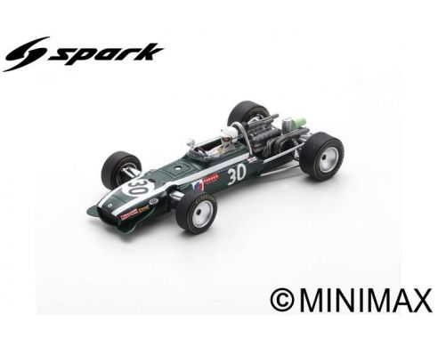 SPARK MODEL S6984 COOPER T86B VIC ELFORD 1968 N.30 4th FRENCH GP 1:43 Modellino