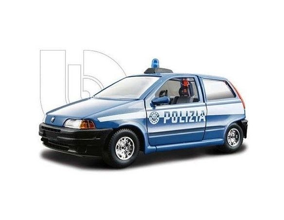 Bburago BU22043 FIAT PUNTO POLIZIA SCALA 1:24 Modellino