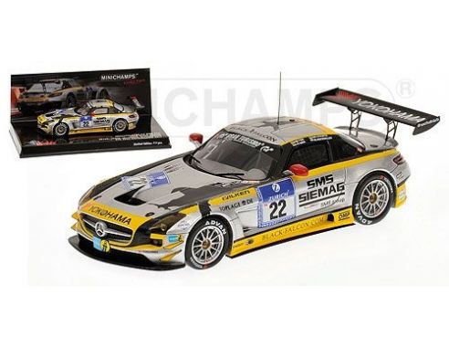 Minichamps 437110322 MERCEDES BENZ SLS GT3 HEYER 24H NURBURGRING 2011 AUTO DA GARA SCALA 1/43