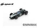 SPARK MODEL S8069 COOPER T55 JACK BRABHAM 1961 N.10 8th DUTCH GP 1:43 Modellino