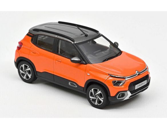 NOREV NV155222 CITROEN C3 (INDIAN MARKET) 2021 ORANGE & GREY ROOF 1:43 Modellino