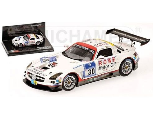 MINICHAMPS 437110330 MERCEDES BENZ SLS AMG GT3 KAFFER 24H NURBURGRING 2011 Modellino