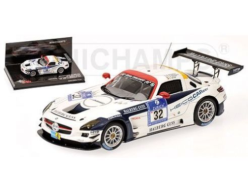MINICHAMPS 437110332 MERCEDES BENZ SLS AMG GT3 ARNOLD 24H NURBURGRING 2011 Modellino