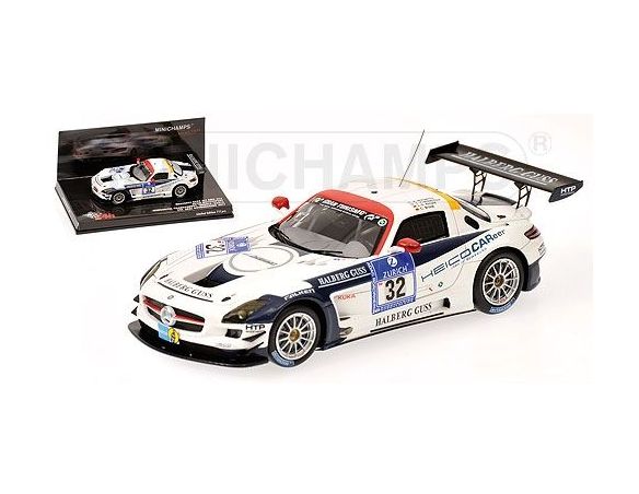 MINICHAMPS 437110332 MERCEDES BENZ SLS AMG GT3 ARNOLD 24H NURBURGRING 2011 Modellino
