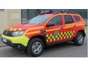 NOREV NV509049 DACIA DUSTER 2020 POMPIERS WITH SIDE SQUARE DECO 1:43 Modellino
