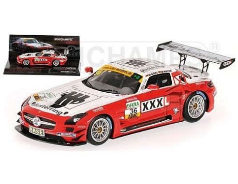 Minichamps PM437110336 MERCEDES SLS GT3 N.36 ADAC 2011 1:43 Modellino