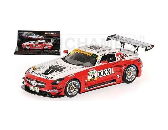 Minichamps PM437110336 MERCEDES SLS GT3 N.36 ADAC 2011 1:43 Modellino