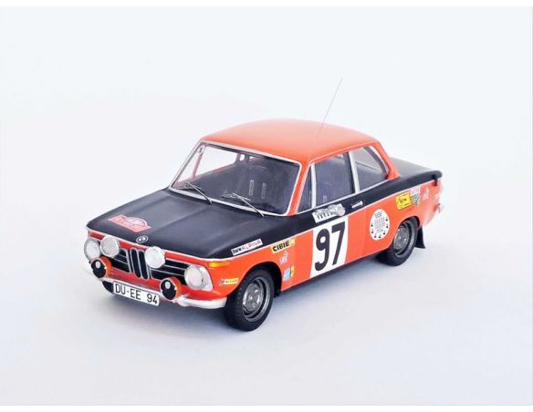 TROFEU TFRRFR40 BMW 2002 TI 23rd RALLY MONTE CARLO 1970 WARMBOLD/WEBER 1:43 Modellino