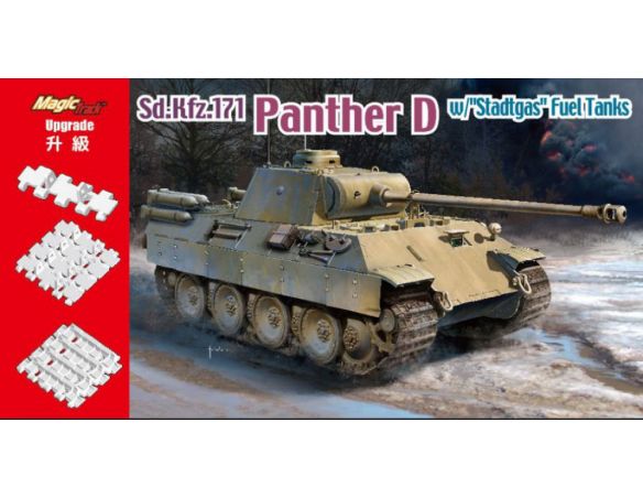 DRAGON D6881 PANTHER D W/STADTGAS FUEL TANKS KIT 1:35 Modellino