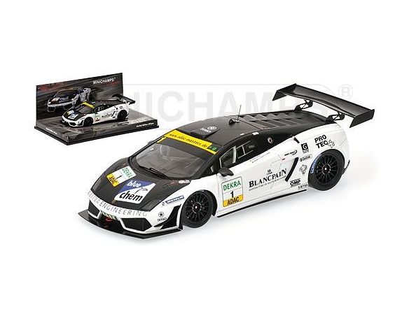 MINICHAMPS 437111201 LAMBORGHINI GALLARDO LP600 GEIPEL ADAC GT MASTERS 2011 Modellino