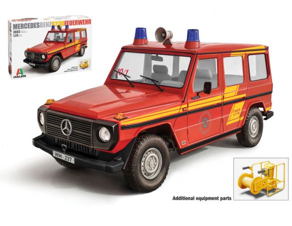 ITALERI IT3663 MERCEDES G230 FEUERWHER KIT 1:24 Modellino