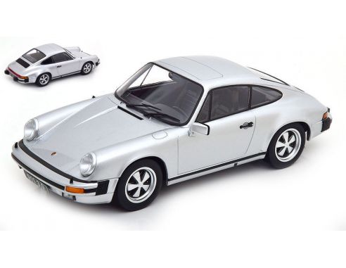 KK SCALE KKDC180632 PORSCHE 911 CARRERA 3.0 COUPE' 1977 SILVER 1:18 Modellino