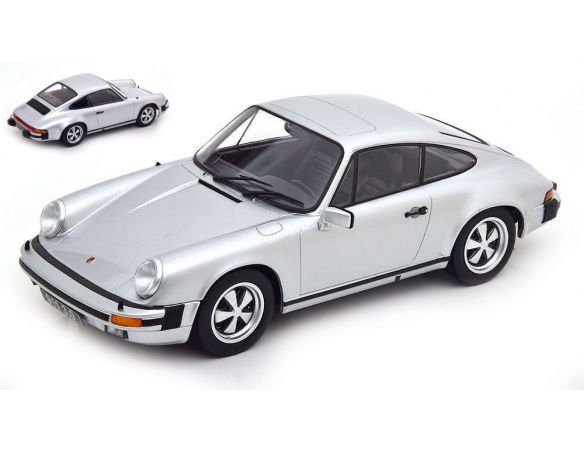 KK SCALE KKDC180632 PORSCHE 911 CARRERA 3.0 COUPE' 1977 SILVER 1:18 Modellino